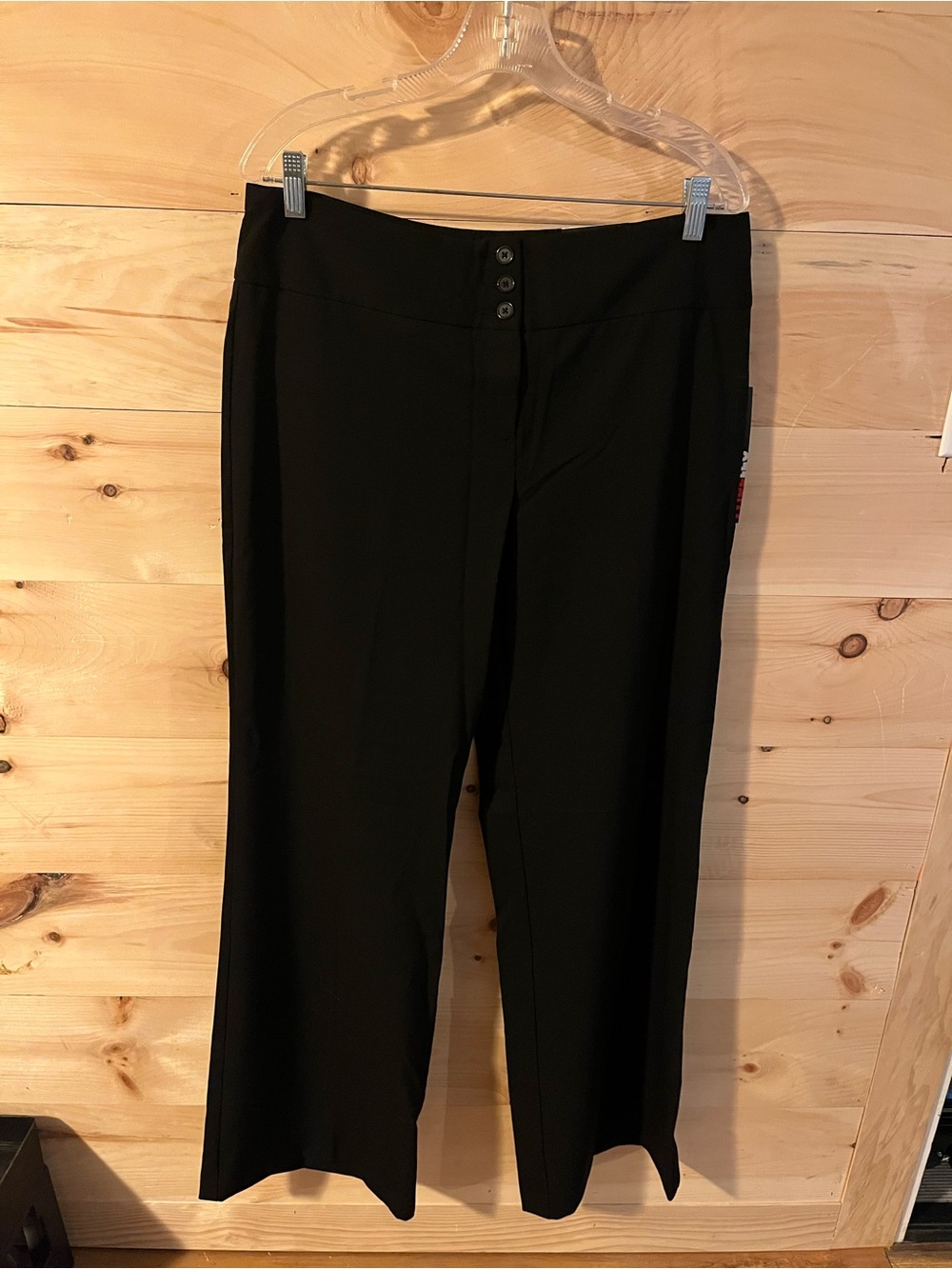 NWT Style & Co Classic Black Wide-Leg Women's Pants Size 12